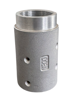 Portaboquilla Rosca Fina (NPT) para manguera de Granallado en Aluminio / NECO