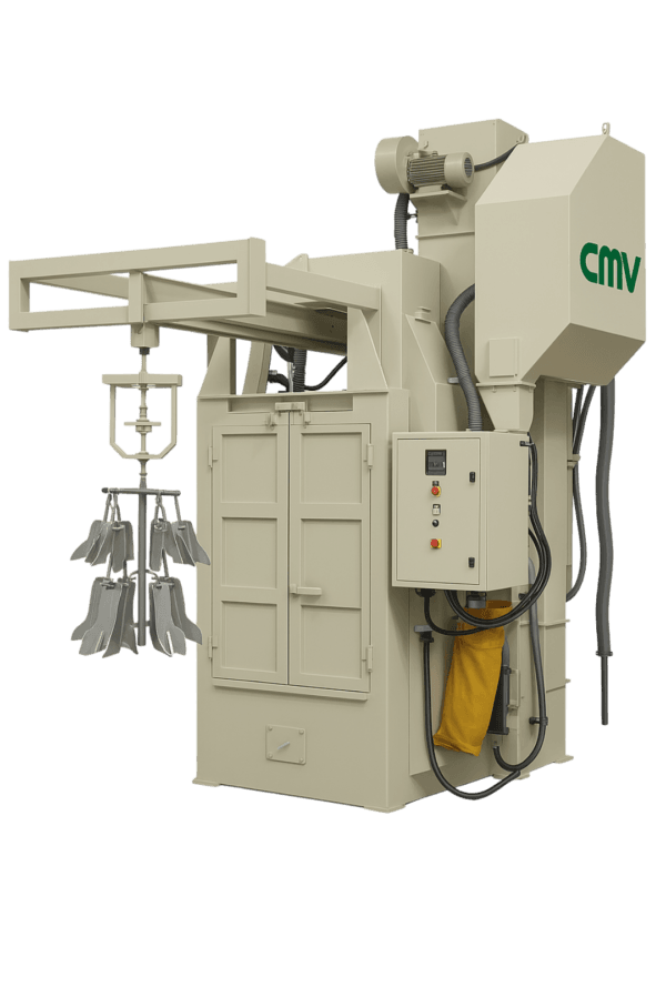 Máquina Granalladora Turbinada de Ganchos GMY