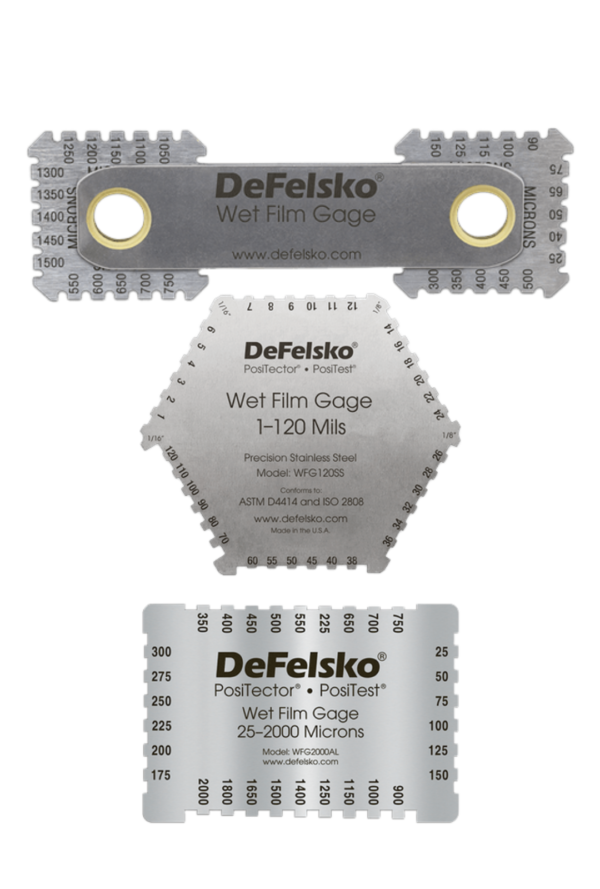 Medidor de espesor de película húmeda - Defelsko