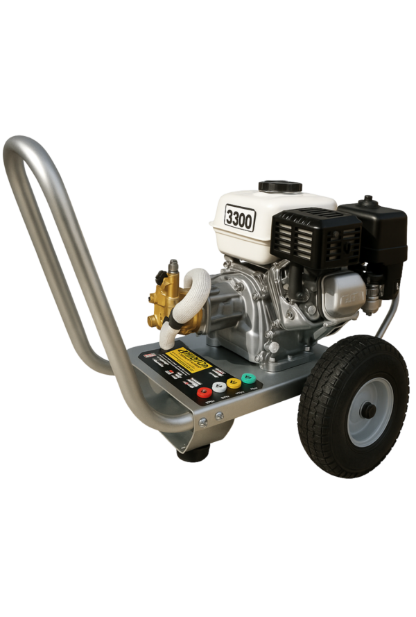 Hidrolavadora Agua Fria de 3300 PSI – 2,5 GPM Con Motor Honda (Pressure-Pro)