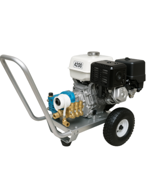 Hidrolavadora Agua Fria de 4200 PSI – 4 GPM Con Motor Honda y Bomba CAT (Pressure-Pro)