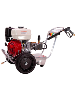 Hidrolavadora Agua Fria Para Uso Industrial de 4000 PSI – 4 GPM Con Motor Honda y Bomba AR (Pressure-Pro)