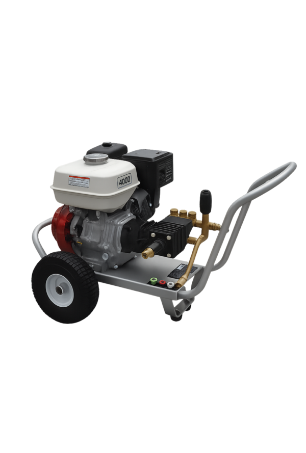 Hidrolavadora Agua Fria Para Uso Industrial de 4000 PSI – 4 GPM Con Motor Honda y Bomba GP - EΖ (Pressure-Pro)