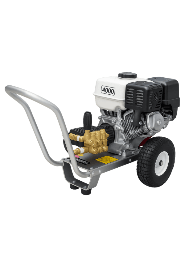 Hidrolavadora Agua Fria Para Uso Industrial de 4200 PSI – 4 GPM Con Motor Honda y Bomba VIPER (Pressure-Pro)