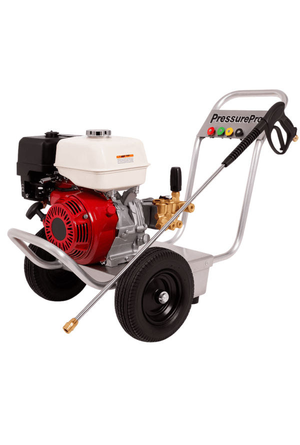 Hidrolavadora Agua Fria Para Uso Industrial de 4000 PSI – 4 GPM Con Motor Honda y Bomba AR (Pressure-Pro)