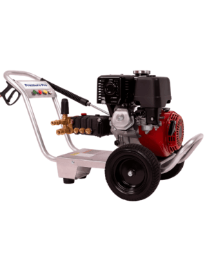 Hidrolavadora Agua Fria Para Uso Industrial de 4200 PSI – 4 GPM Con Motor Honda y Bomba VIPER (Pressure-Pro)