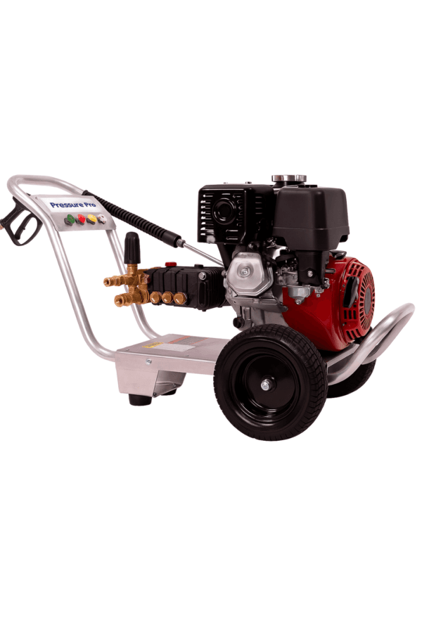 Hidrolavadora Agua Fria Para Uso Industrial de 4200 PSI – 4 GPM Con Motor Honda y Bomba VIPER (Pressure-Pro)