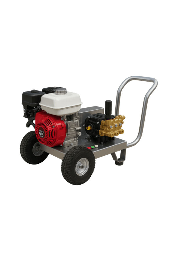 Hidrolavadora Agua Fria Para Uso Industrial de 2500 PSI – 3 GPM Con Motor Honda y Bomba GP (Pressure-Pro)