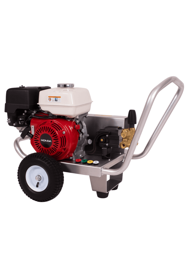 Hidrolavadora Agua Fria Para Uso Industrial de 4200 PSI – 4 GPM Con Motor Honda y Bomba Viper (Pressure-Pro)