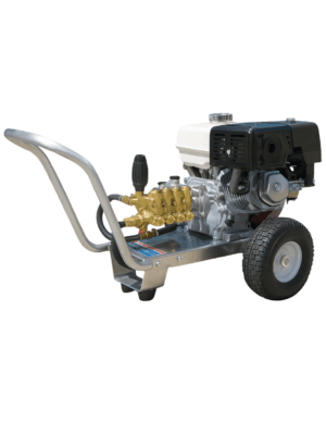 Hidrolavadora Agua Fria Para Uso Industrial de 3500 PSI – 4 GPM Con Motor Honda y Bomba CAT (Pressure-Pro)