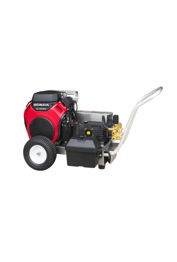 Hidrolavadora Agua Fria Para Uso Industrial de 3500 PSI – 8.0 GPM Con Motor Honda y Bomba GP (Pressure-Pro)