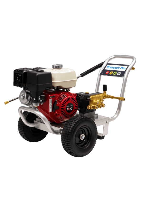 Hidrolavadora Agua Fria Para Uso Industrial de 4000 PSI – 4 GPM Con Motor Honda y Bomba AR (Pressure-Pro)