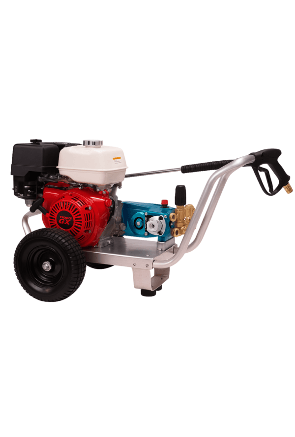 Hidrolavadora Agua Fria Para Uso Industrial de 4000 PSI – 4 GPM Con Motor Honda y Bomba CAT (Pressure-Pro)