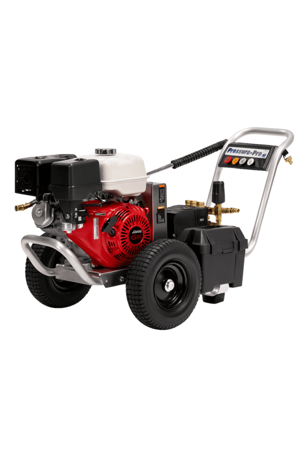 Hidrolavadora Agua Fria Para Uso Industrial de 4200 PSI – 4 GPM Con Motor Honda y Bomba Viper (Pressure-Pro)