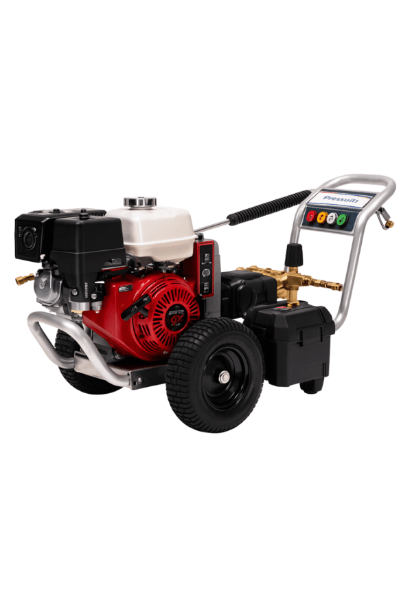 Hidrolavadora Agua Fria Para Uso Industrial de 2500 PSI – 5.5 GPM Con Motor Honda y Bomba GP (Pressure-Pro)