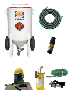 Alquiler Tolva de Granallado / Sandblasting  6,5 Cuft despresurización automática Axxiom Schmidt