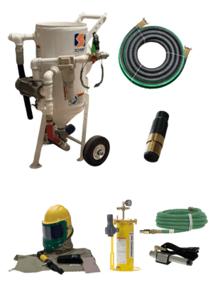 Alquiler Tolva de Granallado / Sandblasting 1,5 Cuft despresurización automática Axxiom Schmidt