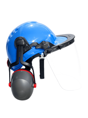 Kit de Protección Integral para Waterjetting – Casco, Visor y Orejeras