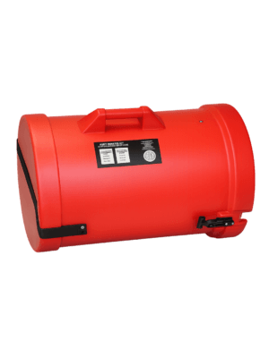 Canister con ducto flexible de 15 pies para ventilador axial de 12”